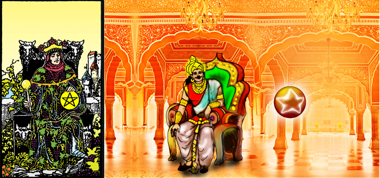 tarot.ideazunlimited.net.King of pentacles